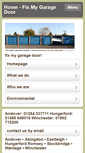 Mobile Screenshot of fixmygaragedoor.co.uk